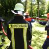Übung der Jugend der Freiwilligen Feuerwehr Lechhausen am Augsburger Kuhsee. 