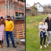 Katharina und ihr Mann Stefan Raab (links) wollen im Sommer in ihr Haus einziehen. Anja, Jürgen und Jakob Bohnenschuh wollen im Herbst mit dem Bau beginnen.