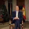 Der spanische König Juan Carlos bei seiner Weihnachtsansprache. Foto: Angel Diaz dpa