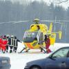 Mit dem Rettungshubschrauber in die Klinik Augsburg ausgeflogen werden musste eine 45-jährige Autofahrerin.
