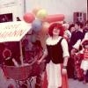 Franziska Stegherr aus Jettingen 1977 als die Marktfrau „Rote Mariann“.