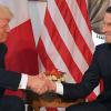 Zwischen Washington und der EU bleiben Dissonanzen bestehen. Das wurde auch bei einem Treffen zwischen Donald Trump und Emmanuel Macron deutlich.