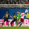 Der Hamburger Petr Jiracek (r) erzielte das 1:0 gegen Borussia Dortmund.