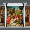 Eine Rekonstruktion des Ziegler-Altarbildes, wie es vor den aus Sicht des Referenten missglückten Veränderungen im 19. Jahrhundert aussah.  	