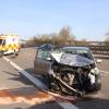 Am Montagnachmittag hat es auf der A8 bei Jettingen-Scheppach gekracht. Zwei Personen wurden verletzt.
