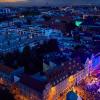 Dieses Bild ist am zweiten Abend der Sommernächte von der Plattform der Ulrichskirche aus entstanden.