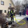 Die Pöttmeser Feuerwehr ist am Dienstagnachmittag zu einem Kellerbrand nach Grimolzhausen ausgerückt.