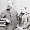 Gründete eine Putzmühlenfabrik: Johannes Bachmann (1835-1911) mit seiner ersten Ehefrau Maria, geb. Müller (1835-1884).  	