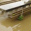 Noch kann dem Hochwasser in Burgau nichts entgegengesetzt werden. 