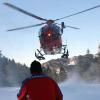 Nach mehreren gescheiterten Anläufen konnte der Hubschrauber endlich abheben.