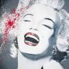 Die Lippen so rot: Marilyn Monroe, wie Herbert Mack sie sieht. 
