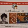 Mit diesem Fahndungsplakat startete die Kripo Dillingen im Februar 2022 einen neuerlichen Versuch, den Mord an Simone Langer 1983 in Donauwörth aufzuklären.