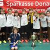 Die Fußball-E-Junioren der (SG) Lauber SV sind in Tapfheim Futsal-Kreismeister geworden. 	