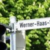 Eine Straße für einen Motorrad-Weltmeister: die Werner-Haas-Straße. 