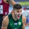 Deniz Almas gewann in Braunschweig die 100 Meter in ganz starken 10,09 Sekunden.