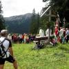 An der Gufferthütte in den Tiroler Alpen fand eine Bergmesse statt, an der sich einige Kauferinger Vereine beteiligten. 
