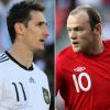 Wer ist treffsicherer: Miroslav Klose oder Wayne Rooney?
