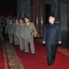 Kim Jong Un (r.) wurde zum "obersten Führer" in Nordkorea ausgerufen.