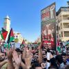 Tausende Menschen gehen in Jordanien, dessen Führung als pro-westlich gilt, auf die Straße, um gegen die israelische Reaktion auf die Terroranschläge der Hamas zu protestieren.