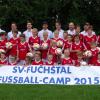 Teilnehmer und Organisatoren des Fußballcamps des SV Fuchstal. 	