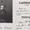 Regierungsausweis von Gustav Landauer (1870 bis 1919), der 1918/19 kurzzeitig bayerischer Beauftragter für Volksaufklärung war. 