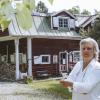 Dieter Claus Vogt vor der als Norwegerhaus bekannten ehemaligen Künstlervilla in Eching.