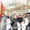 Vor zwei Wochen protestierten Bosch-Rexroth-Mitarbeiter noch gegen prekäre Arbeitsverhältnisse.  