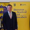 Das Bild zeigt bei der Präsentation des Programms für das Literaturfestival Nordschwaben: (von links) Regionalmanagerin Jennifer Werner sowie die Landräte Leo Schrell (Landkreis Dillingen) und Stefan Rößle (Landkreis Donau-Ries).  	