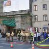 Das Deutsche Theater in München nach dem Brand des Dachstuhls vor einem Jahr.