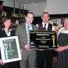 Auszeichnung für das Klosterbräuhaus: Über die Spitzenplatzierung beim Gastronomiepreis freuen sich (von links): Ulrike Schmid (Hotelleitung), Bernd Schramm (Geschäftsführer), Friedhelm Dolch (Restaurantleiter) und Xaver Frommelt (Küchenchef).Foto: hli 