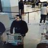 Im Brüsseler Flughafen: die drei Terrorverdächtigen auf einem Fahndungsfoto der belgischen Polizei.