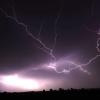 Dieses Foto wurde beim Unwetter am Donnerstagabend nahe Ellwangen An Der Jagst aufgenommen.