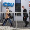 Die CSU-Kreisgeschäftsstelle in Günzburg wurde am Donnerstag viele Stunden lang durchsucht.  	