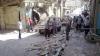 Zerstörung und Gewalt in den Straßen von Syrien. Von einer Waffenruhe ist bislang nicht zu sehen.