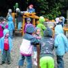 Einen tollen Wasserspielplatz hat jetzt der Kindergarten Villa Kunterbunt in Lagerlechfeld. Foto: Ivanka Williams-Fuhr