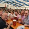 Das Kühbacher Brauereifest hat am Donnerstag begonnen: Schon zum Auftakt war das Festzelt gut gefüllt.