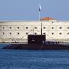 Ein U-Boot der russischen Schwarzmeerflotte: Seit der Annexion der Halbinsel Krim 2014 hat Russland seine Macht weiter ausgebaut. 	