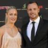 Oscar Pistorius und Reeva Steenkamp bei einer Sport-Gala in Johannesburg.