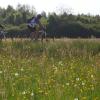 Radl mit Fahrrad Tour Tierrunde groß Siebenbrunn Heide Hugenottenweg Bild: Michael Hochgemuth