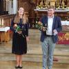 Carina Frey und Marius Herb spielten Werke aus dem Barock in der Gabel-bacher Kirche.  	