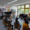 Beim Tag der offenen Tür von Musikschule und Blasorchester in Biberbach konnte das gesamte Angebot ausprobiert werden.