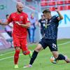 Wird auch im heutigen oberbayerischen Derby gegen die SpVgg Unterhaching in der Startformation stehen: Neuzugang Niko Antonitsch (links). Der 28-jährige Österreicher soll die Abwehr nach den zahlreichen Ausfällen stabilisieren. 