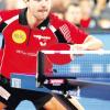 Volle Konzentration: Anfang Januar führte Timo Boll seine Düsseldorfer Mannschaft in der Arena zu Siegen gegen Bergneustadt und Fulda und damit zum Pokalsieg. 	