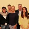 Ein junges Frauenbund-Team wurde in Buch gewählt: (von links) Monika Walser, Sabine Wiltschka, Christiane Kienle, Erika Vorreiter, Petra Schischke, Pfarrer Johann Wölfle, Christiane Nestler-Jainz und Tanja Lucciola-Militsch. 	
