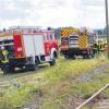 Schon wieder hat es am Mittwoch am Bahnübergang in Heinzenhof einen Unfall mit einem Regionalzug gegeben. Zwei Personen wurden dabei verletzt. Vertreter von Polizei und Kommune fordern, dass dort eine Halbschranke gebaut werden soll. 