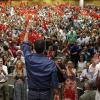 Pedro Sánchez, Ministerpräsident von Spanien und Kandidat der Sozialisten, bei einer Wahlkampfveranstaltung in Valencia. Die jüngsten Umfragen sehen ihn in einer schlechten Position.