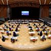 Der Augsburger Stadtrat tagt aktuell in der Kongresshalle.