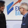 Bayerns Wirtschaftsministerin Ilse Aigner überreichte den Bayerischen Exportpreis 2015 an den Geschäftsführer der Nowoflow GmbH aus Rain am Lech, Franz Fastner, im Rahmen des Exporttages. 	