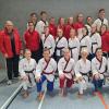Einen geschlossenen Auftritt legte die Taekwondo-Mannschaft der SG Krumbach in Dillingen hin. 	