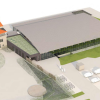 Der finale Bauplan für die Erweiterung der Turnhalle an der Mittelschule Untermeitingen steht fest. 